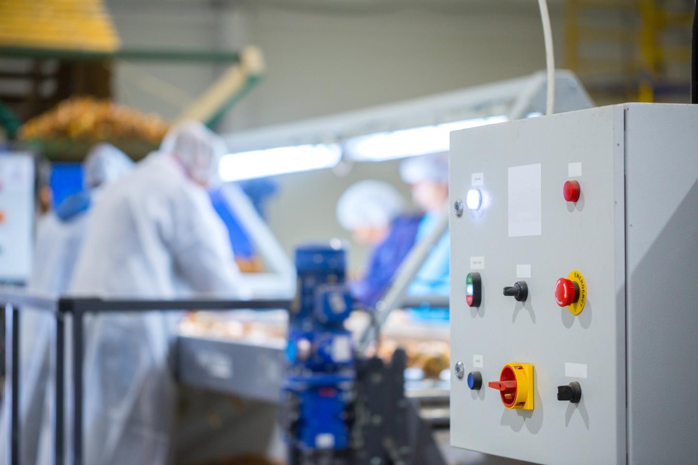 Control Panel food processing plant